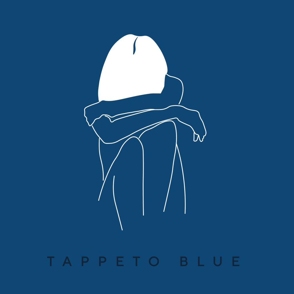 tappeto blue l'anima di gheta