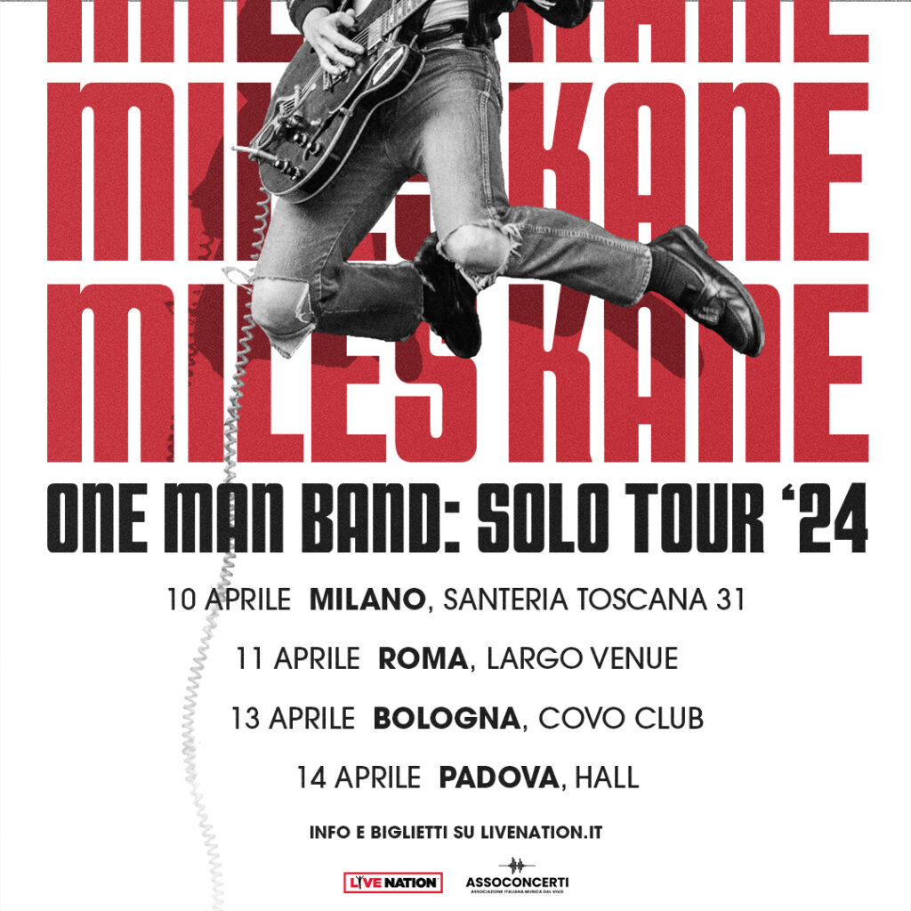 Miles Kane in Italia