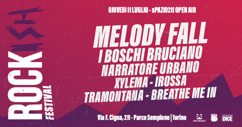 ROCKISH FESTIVAL III: Melody Fall e una super line up