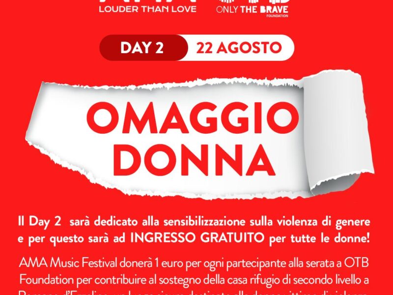 AMA Music Festival: il Day 2 ad ingresso gratuito per tutte le donne