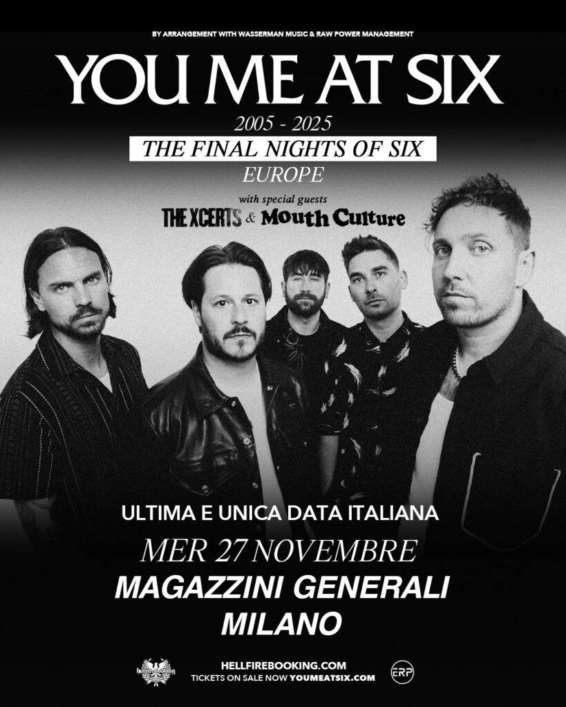 You Me At Six: si aggiungono i The Xcerts