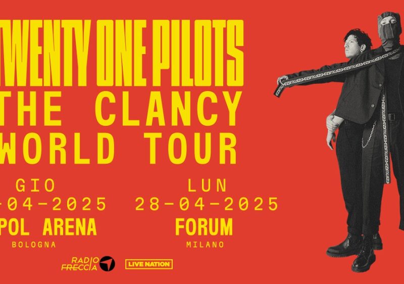 TWENTY ONE PILOTS: ad Aprile 2025 in concerto a Bologna e Milano