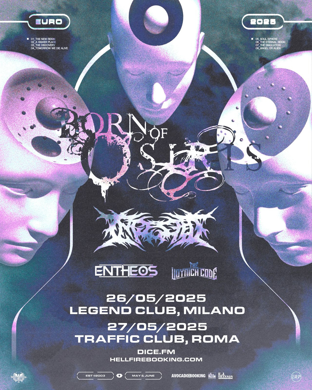 Born of Osiris in Italia a maggio